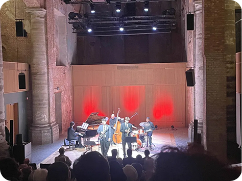 Live jazzoptreden in de Jazzzolder